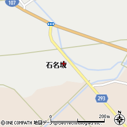 秋田県由利本荘市雪車町石名坂周辺の地図