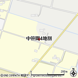 岩手県花巻市中笹間第４地割周辺の地図