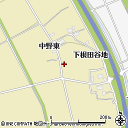 秋田県横手市大雄中野東139-1周辺の地図