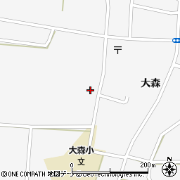 秋田県横手市大森町久保47周辺の地図