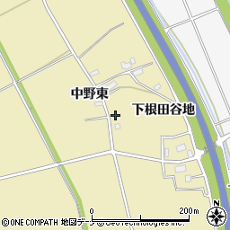 秋田県横手市大雄中野東111周辺の地図