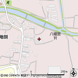 岩手県北上市成田１地割周辺の地図