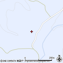 秋田県横手市大森町八沢木大舘周辺の地図