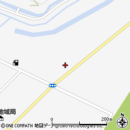 秋田県横手市大森町湯の島周辺の地図