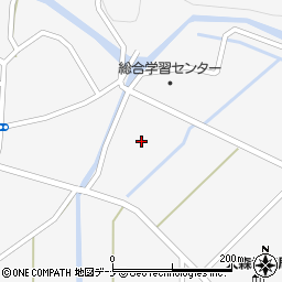 秋田県横手市大森町西中島周辺の地図