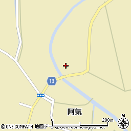 秋田県横手市大雄宮小路38周辺の地図