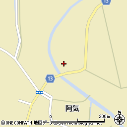 秋田県横手市大雄宮小路38周辺の地図