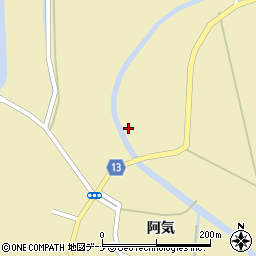 秋田県横手市大雄宮小路41周辺の地図