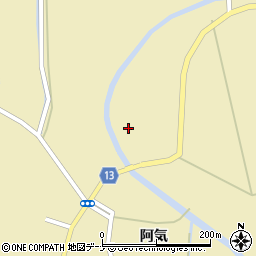 秋田県横手市大雄宮小路40周辺の地図