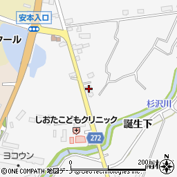 秋田県横手市杉沢中杉沢576周辺の地図
