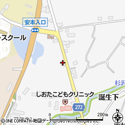 秋田県横手市杉沢中杉沢508周辺の地図
