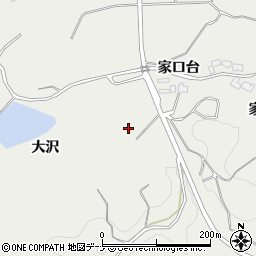 秋田県由利本荘市船岡（大沢）周辺の地図
