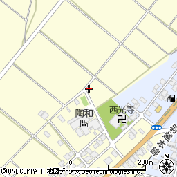 秋田県由利本荘市西目町出戸浜山122周辺の地図