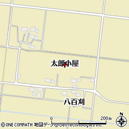 秋田県横手市下境（太郎小屋）周辺の地図
