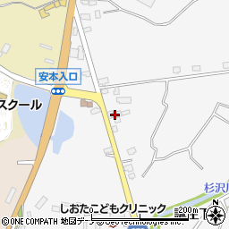 秋田県横手市杉沢中杉沢571周辺の地図