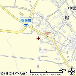 秋田県横手市上境番匠田93周辺の地図