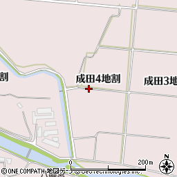 岩手県北上市成田（４地割）周辺の地図