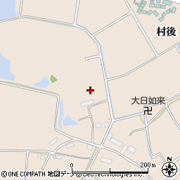 秋田県横手市杉目周辺の地図