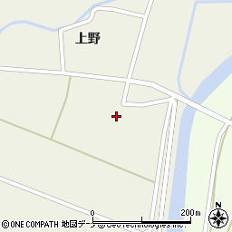 秋田県由利本荘市上野上野135周辺の地図