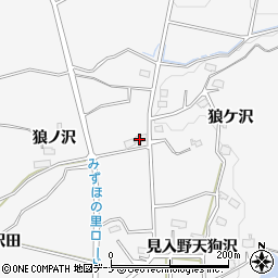 秋田県横手市杉沢狼ノ沢39周辺の地図