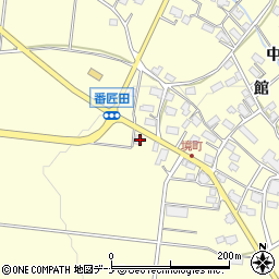秋田県横手市上境番匠田157周辺の地図