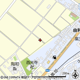 秋田県由利本荘市西目町出戸浜山142周辺の地図