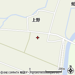 秋田県由利本荘市上野上野129周辺の地図