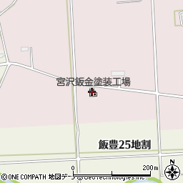 宮沢自動車板金塗装社周辺の地図