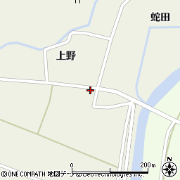 秋田県由利本荘市上野上野138-2周辺の地図