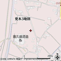 岩手県北上市更木３地割周辺の地図