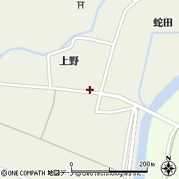 秋田県由利本荘市上野上野84周辺の地図