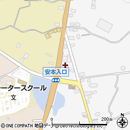 秋田県横手市杉沢中杉沢241周辺の地図