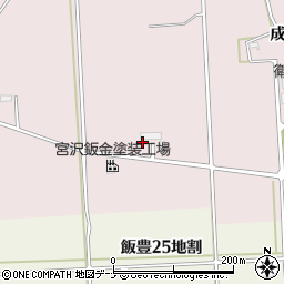 岩手県北上市成田２３地割周辺の地図