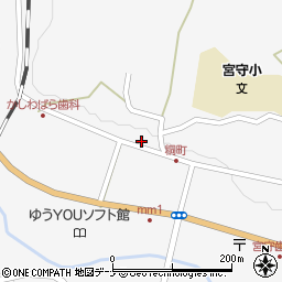 宮守児童館周辺の地図