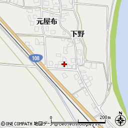 秋田県由利本荘市玉ノ池元屋布245周辺の地図