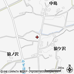 秋田県横手市杉沢狼ノ沢8周辺の地図