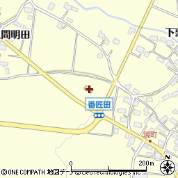 秋田県横手市上境番匠田163周辺の地図