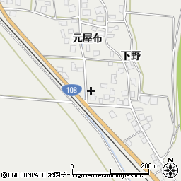 秋田県由利本荘市玉ノ池元屋布231周辺の地図