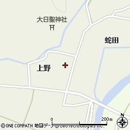 秋田県由利本荘市上野上野82周辺の地図