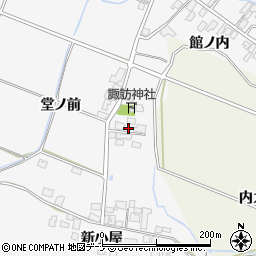 秋田県由利本荘市万願寺九日町25-14周辺の地図