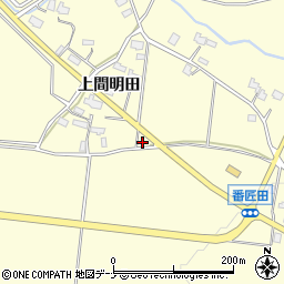 秋田県横手市上境番匠田122周辺の地図
