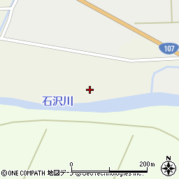 秋田県由利本荘市上野下田高周辺の地図