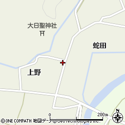 秋田県由利本荘市上野上野79-17周辺の地図