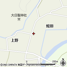 秋田県由利本荘市上野上野153周辺の地図