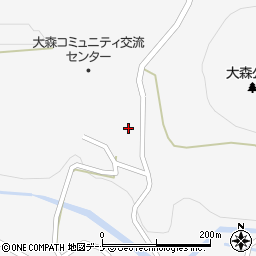 秋田県横手市大森町高口下水戸堤周辺の地図