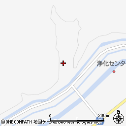 秋田県横手市大森町湯ノ沢周辺の地図