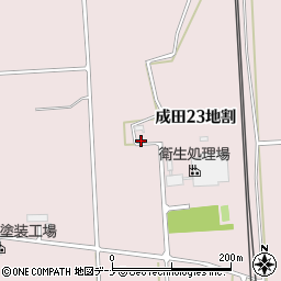 岩手県北上市成田２３地割23周辺の地図