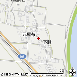 秋田県由利本荘市玉ノ池周辺の地図
