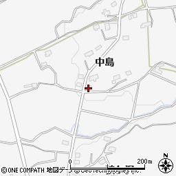 秋田県横手市杉沢中島252-4周辺の地図