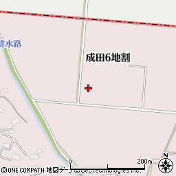 岩手県北上市成田（６地割）周辺の地図